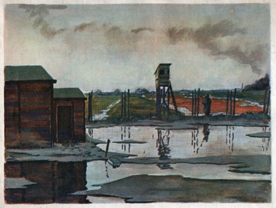 Prisoners camp in Germany by Unknown
